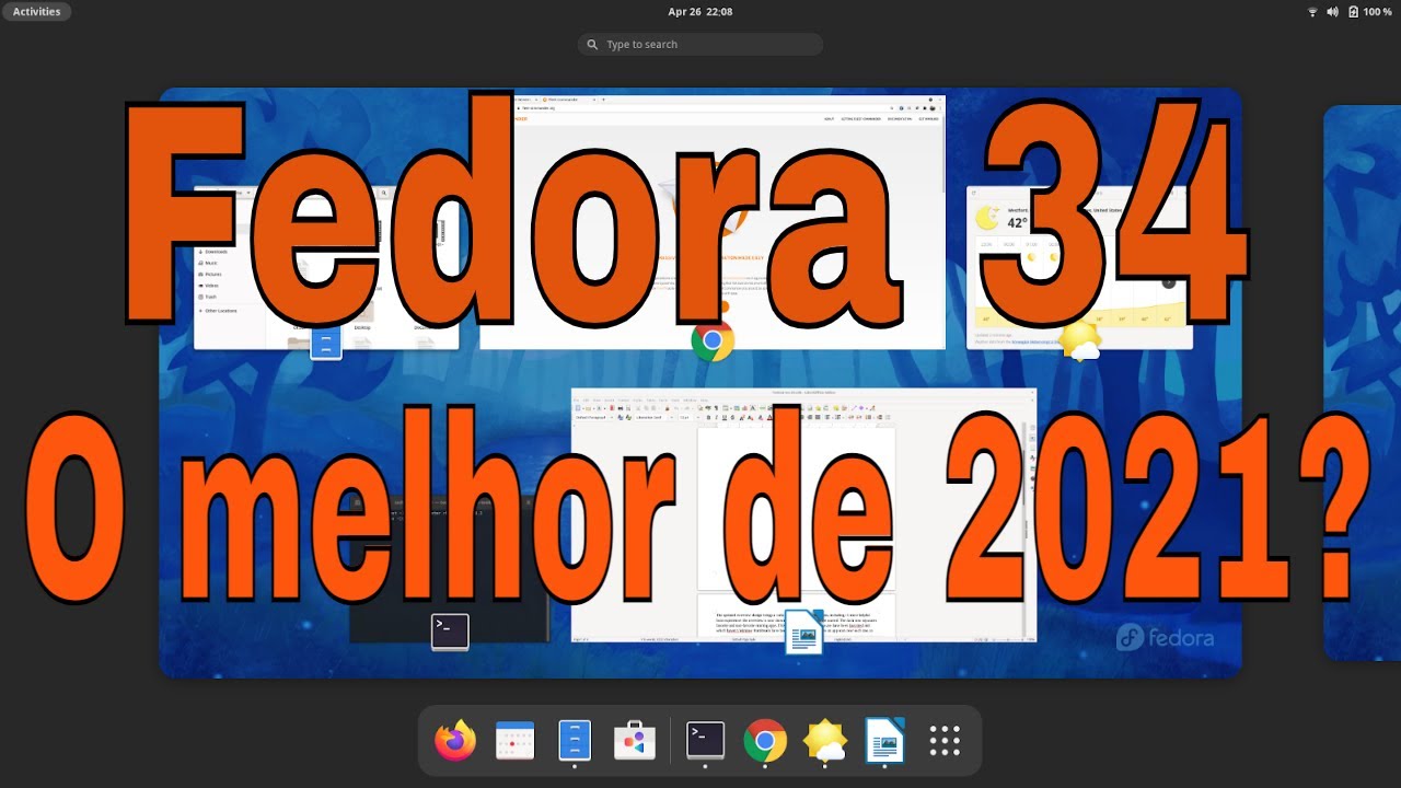 🐧 Fedora 34 melhor distro Linux de 2021? - YouTube