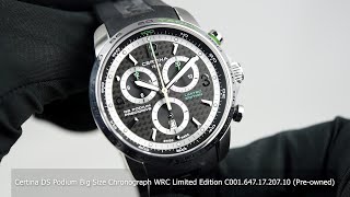 Certina DS Podium Big Size Chronograph WRC Limited Edition C001.647.17.207.10 (Pre-owned) Certina DS Podium Big Size Chronograph WRC Limited Edition C001.647.17.207.10 (Pre-owned)
