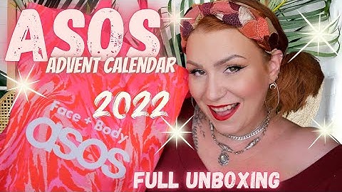 ASOS 2022 ADVENT CALENDAR UNBOXING - IS THIS THE BEST BEAUTY CALENDAR SO FAR?