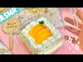 🍑🍑🍑 ASMR (Subtítulos) Mini Pastel de Durazno con 5 ingredientes 🍑🍑🍑