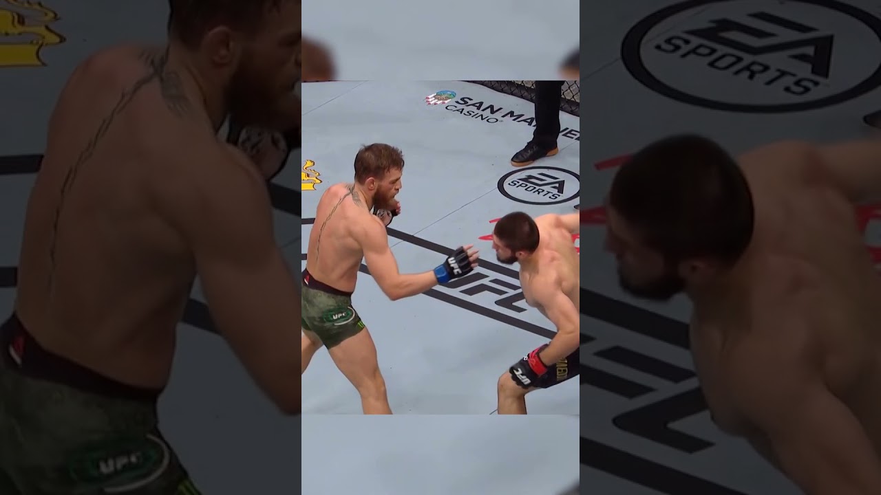 slow motion mc gregor vs khabib nurmagomedov