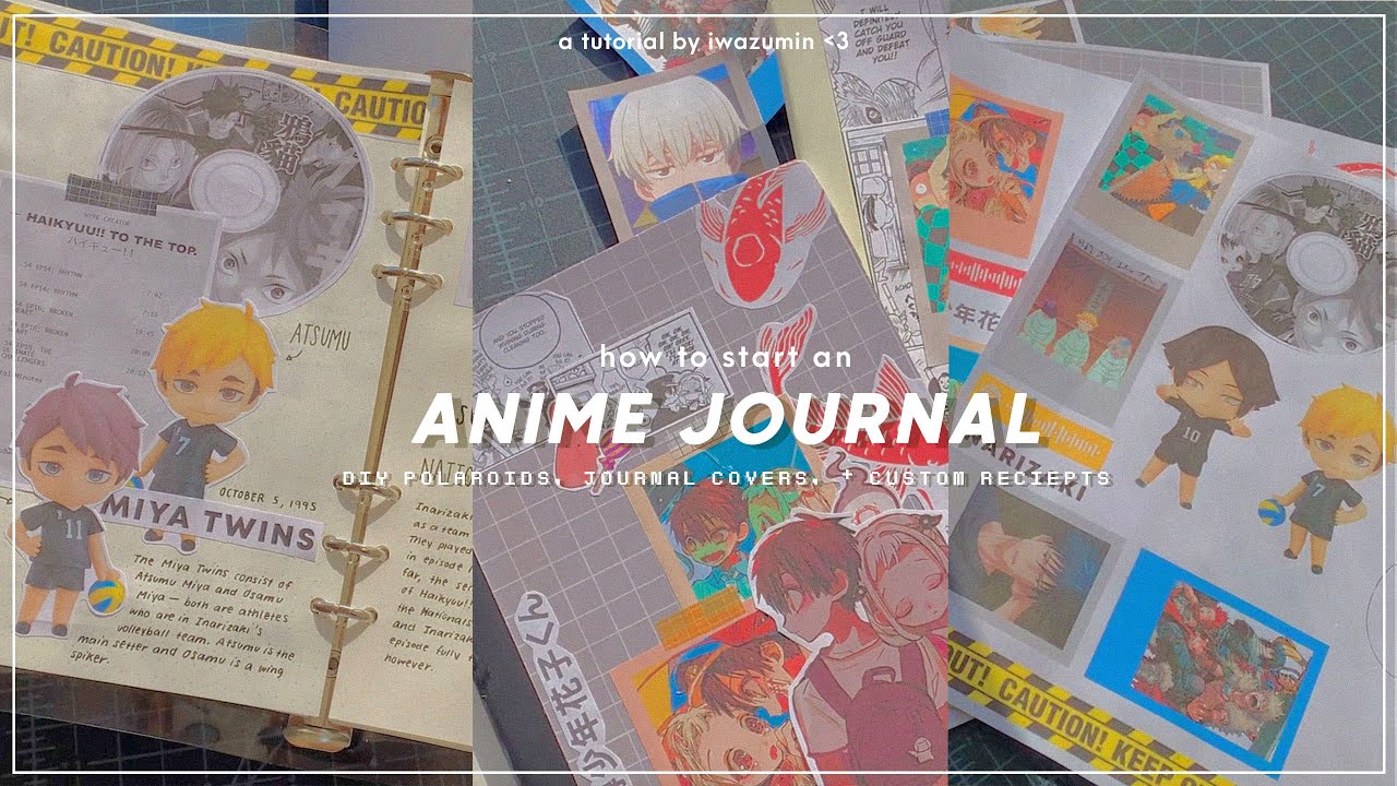 Digital decoration for your anime journal | DIY ☁️🍵 - YouTube