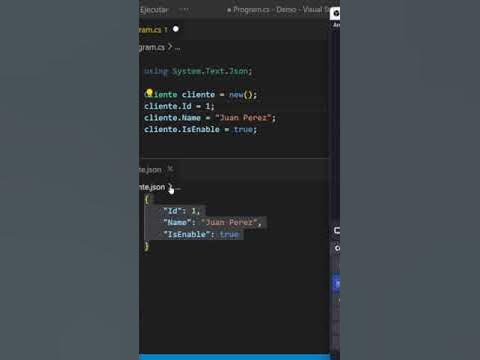 Que es la serializacion JSON con C# - YouTube