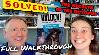 Solved! Unlock Short: The Secrets of the Octopus - full walkthrough & solution - Dr Gareth and Laura