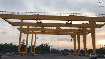 Cổng trục 50 tấn khẩu độ 40m