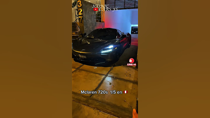 🔥 McLaren 720S: Uno de los 5 en Perú 😱🏎️