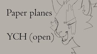 Paper planes || animation meme || YCH WIP (open)