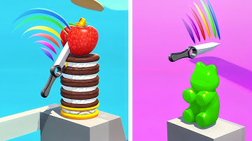 Slice it All 3D game in MAX LEVEL 🥳| ASMR Cutting | Level 229 - 232 | ASMR SLICING GAMEPLAY