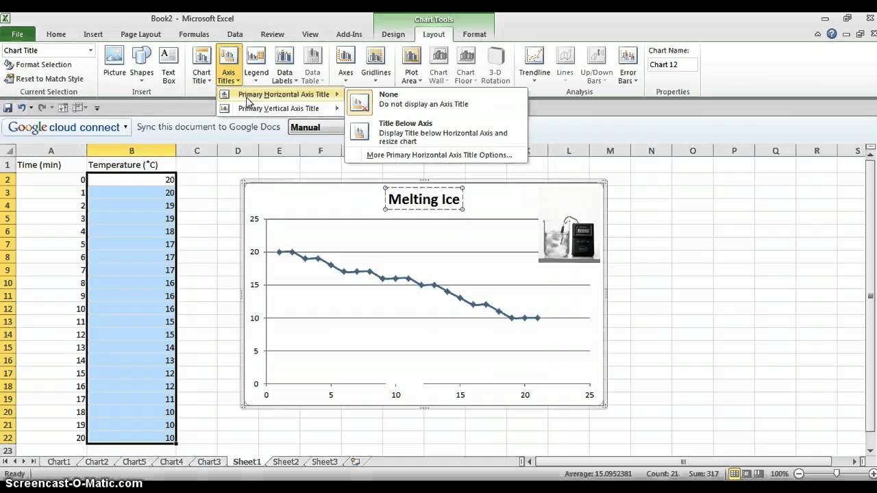 How to make a chart in Microsoft Excel - YouTube