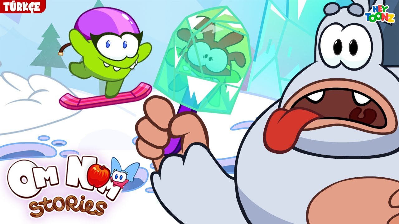 Om Nom Kar Dağında ❄️ Snow Monster ile Büyük Macera!