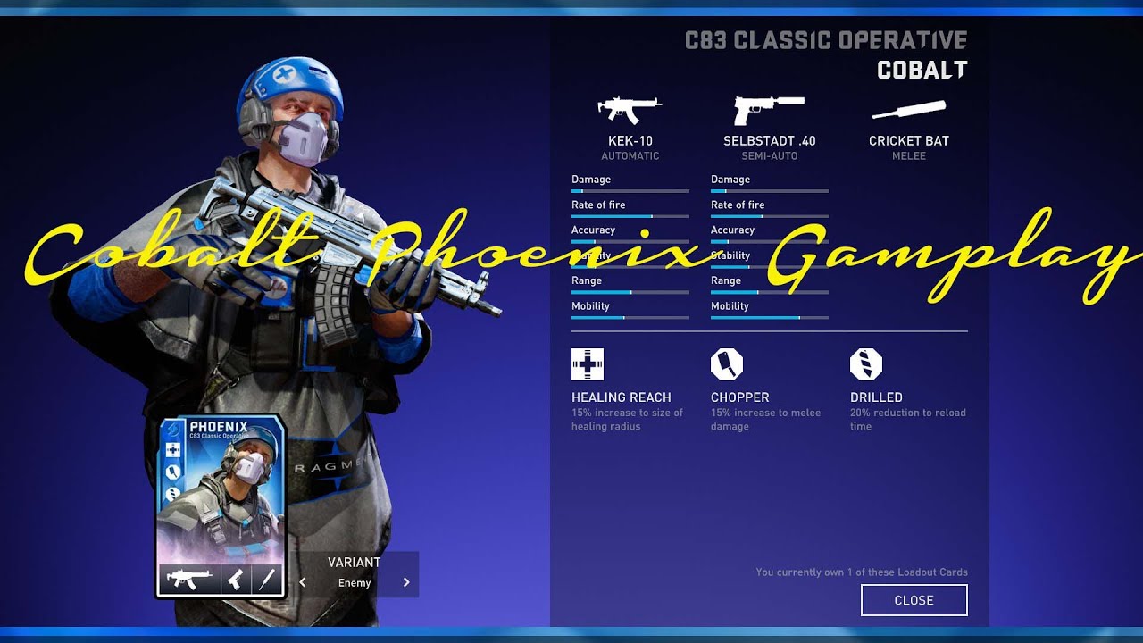 Dirty Bomb - Cobalt Phoenix Gameplay