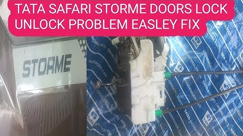 TATA SAFARI STORME DOOR LOCK UNLOCK PROBLEM FIX.@mastaanautotech1030