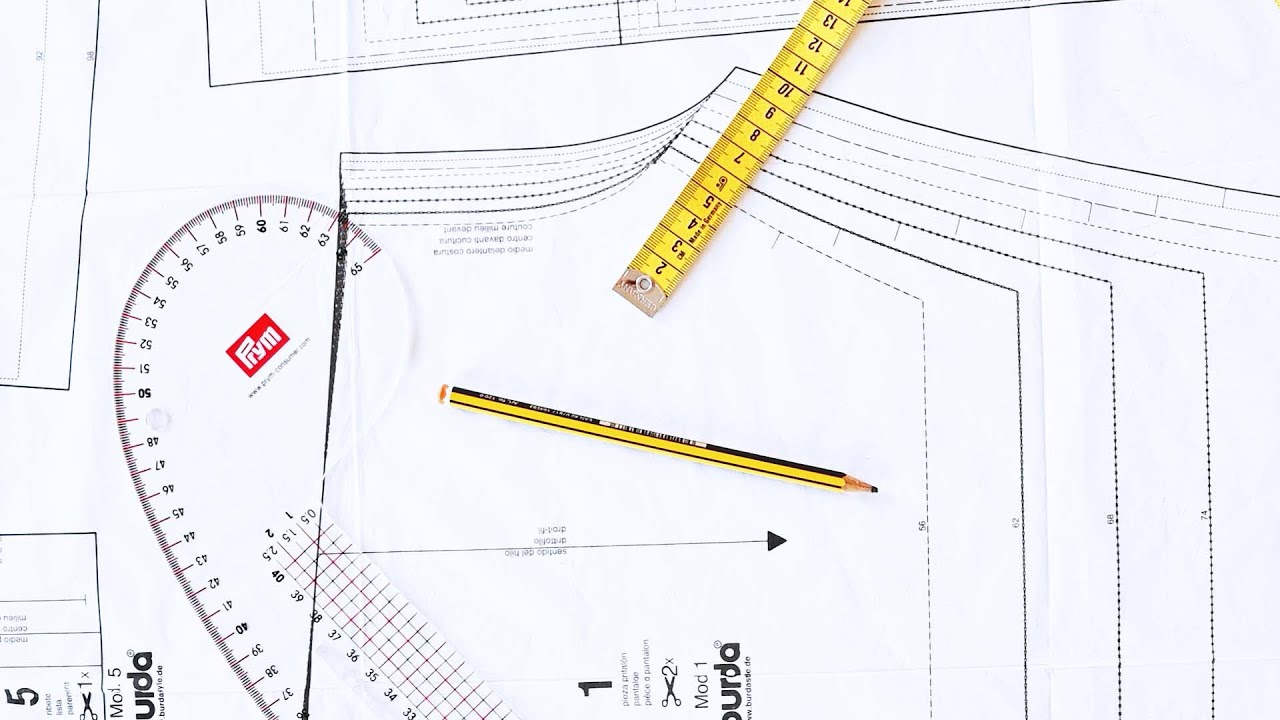 Come aumentare o diminuire la taglia di un cartamodello? Sviluppo taglie su cartamodelli commerciali