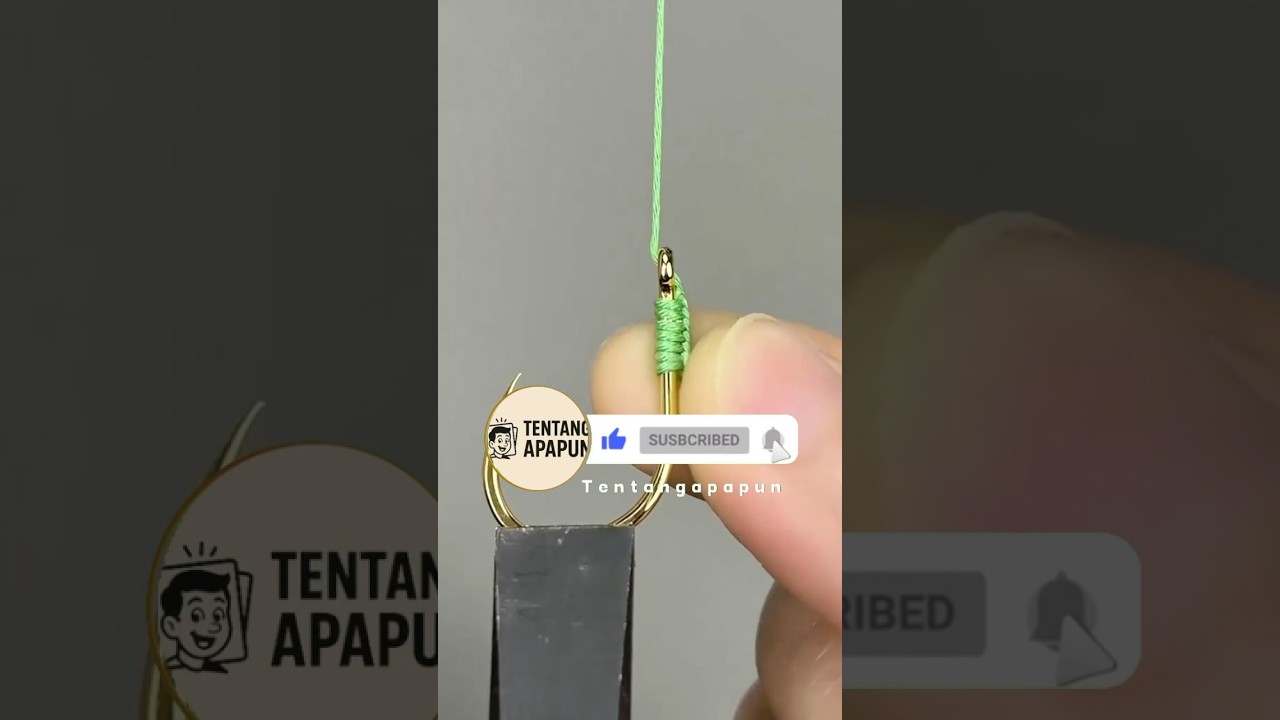 This is the Snell Knot ,neat, strong💪🏻 