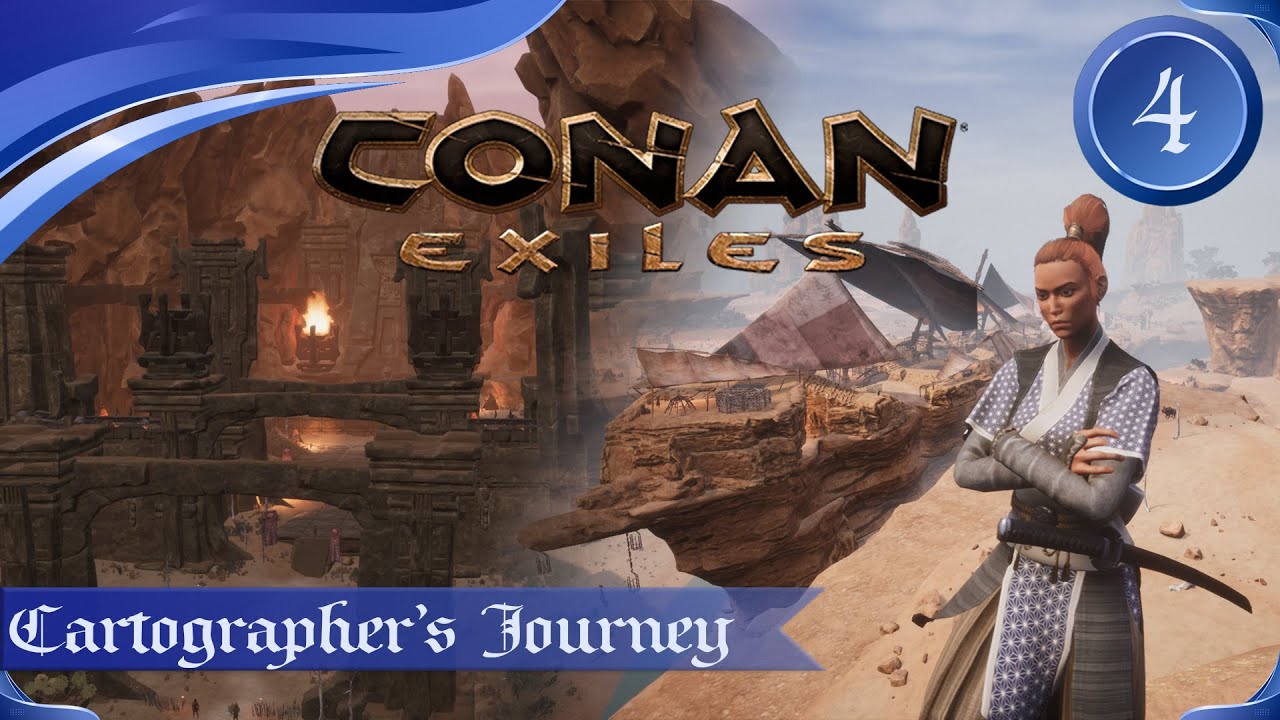 Conan Exiles Live - Cartographer's Journey - Day 4 - YouTube