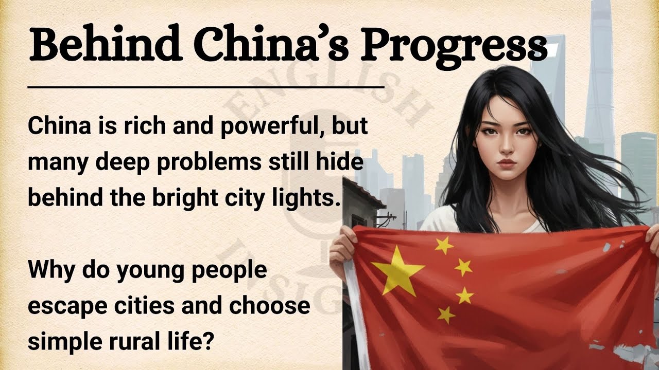 🇨🇳 The Dark Side of China || Learn English Through Story Level 2 || Graded Reader