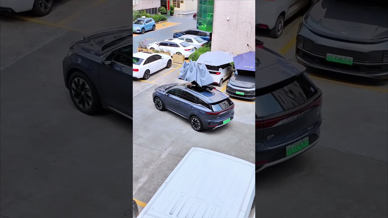 All-Weather Remote-Controlled Automatic Car UV Protection Umbrella📌Giant umbrella for your car.