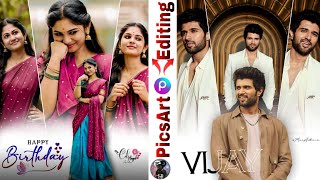 Birthday Poster Photo Editing in Picsart | Happy Birthday Poster Design Tutorial | Easy Birthday 💐🥳 screenshot 3