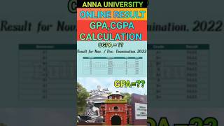 Anna University CGPA & GPA Calculate #shorts #gpa #cgpa #regulation2021 #padeepz #annauniversity #au screenshot 4