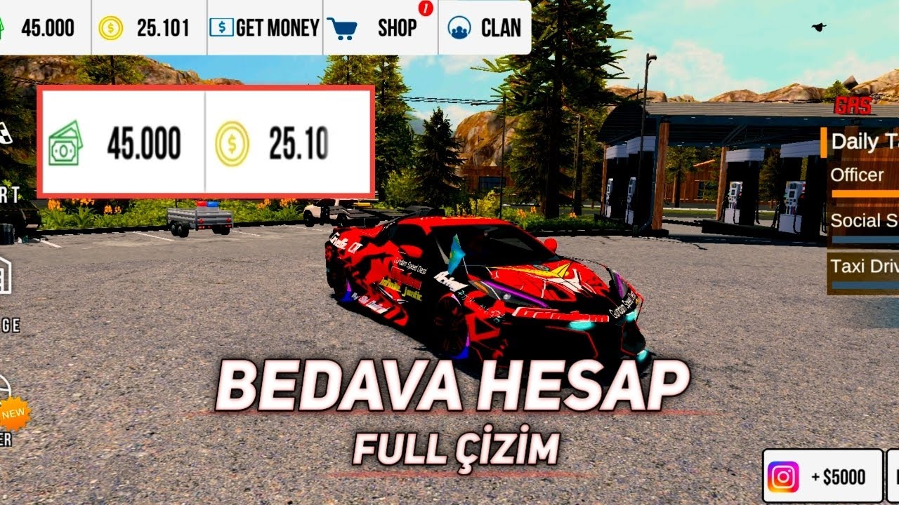 Car parking Ücretsiz Hesap / Car parking multiplayer 