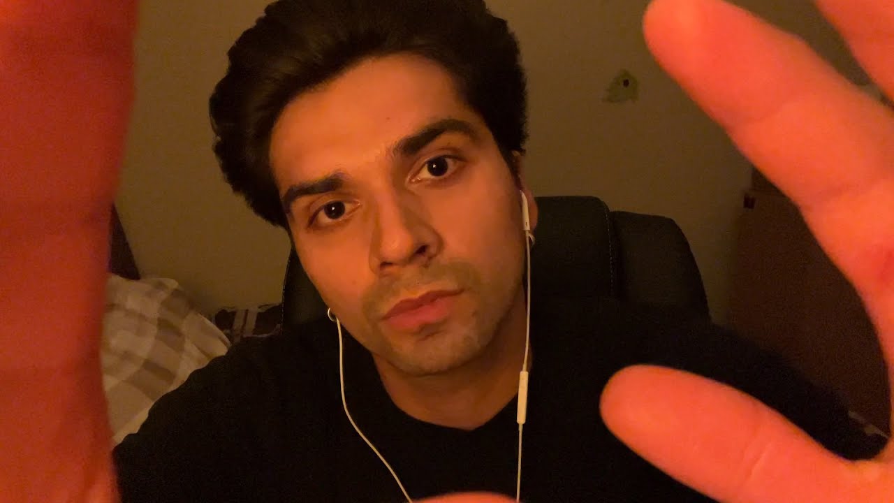 ASMR Up Close Hand Movements + Personal Attention (Soft whispering)