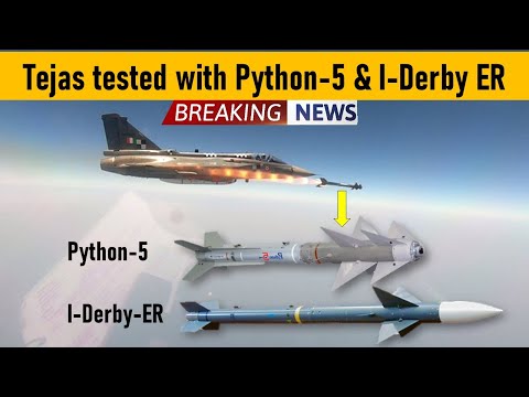 Indian Defense Analysis: DRDO conducts maiden trial, Tejas cleared to carry Python-5 AAM missile