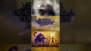 ESCANOR VS BESTIA DE LA ESTRELLA FUGAZ (ALTUS)🦏🪨🟣🦂🌌 . ESCANOR EN ELDEN RING #29   #shorts