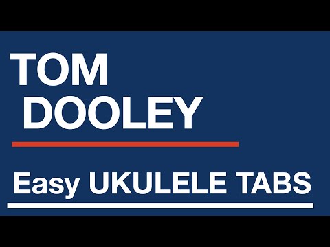 Ukulele Tabs Tom Dooley Ukulele Sheet Music Youtube