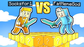 Minecraft SKYBLOCK but its LUCKY BLOCKS