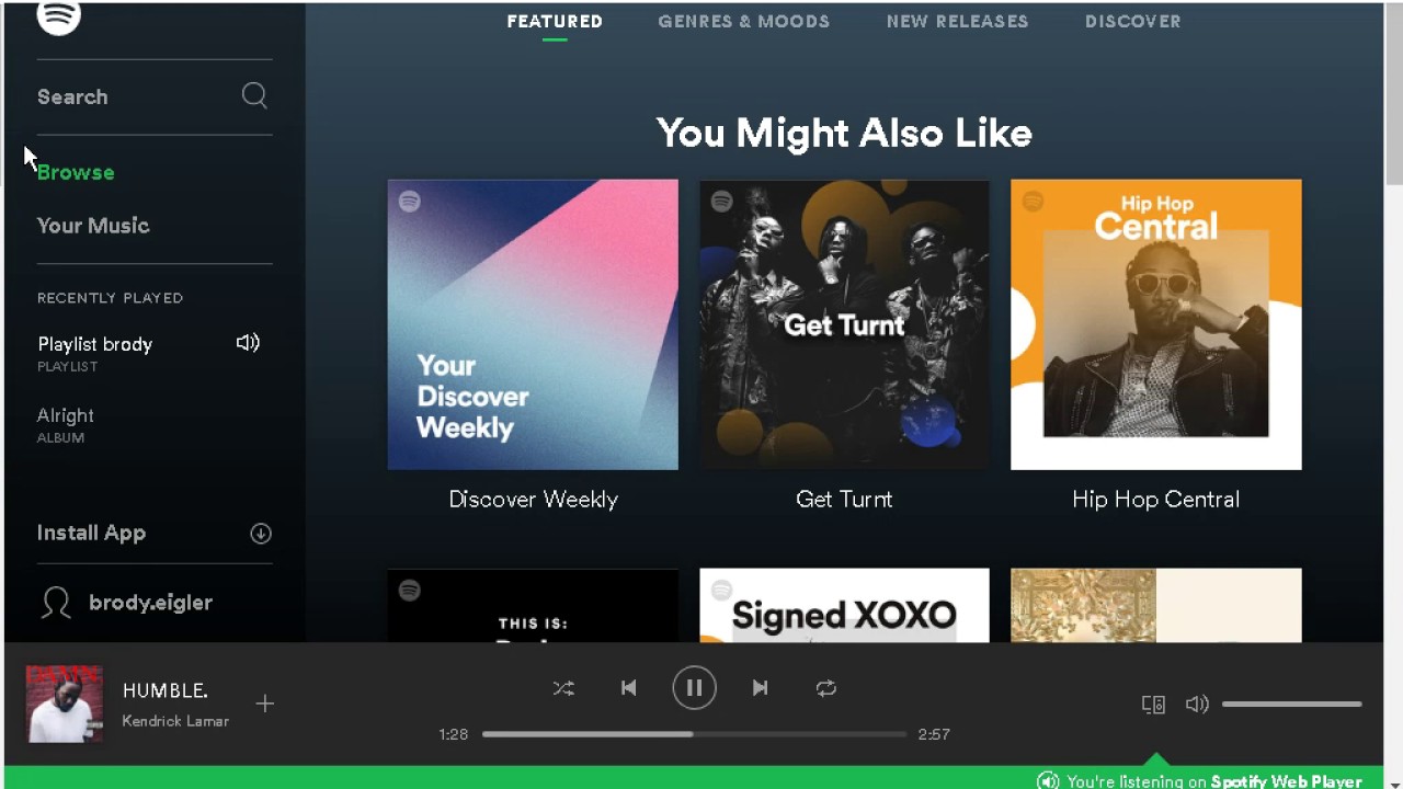 Web spotify premium