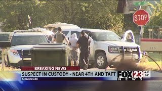 VIDEO: Okmulgee suspect arrested after standoff