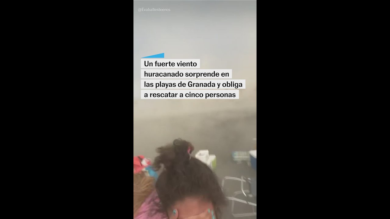Así se vivió el reventón térmico en las playas de Granada