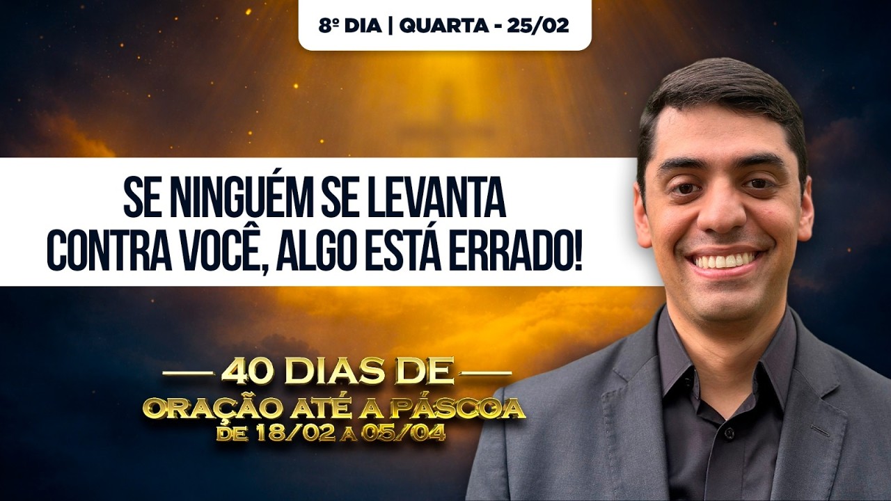 DEVOCIONAL DE HOJE - 25/02 ☀️ (QUARTA) | Pr. Guilherme Grando