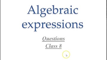 algebraic expression||class 8th||exercise 7.4||part 3||