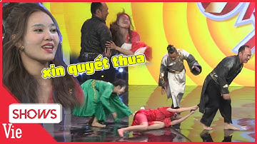 Cười xỉu Lan Ngọc xin quyết thua vì bị Tiến Luật hành lên bột xuống bột chạy muốn sut quần 🤣