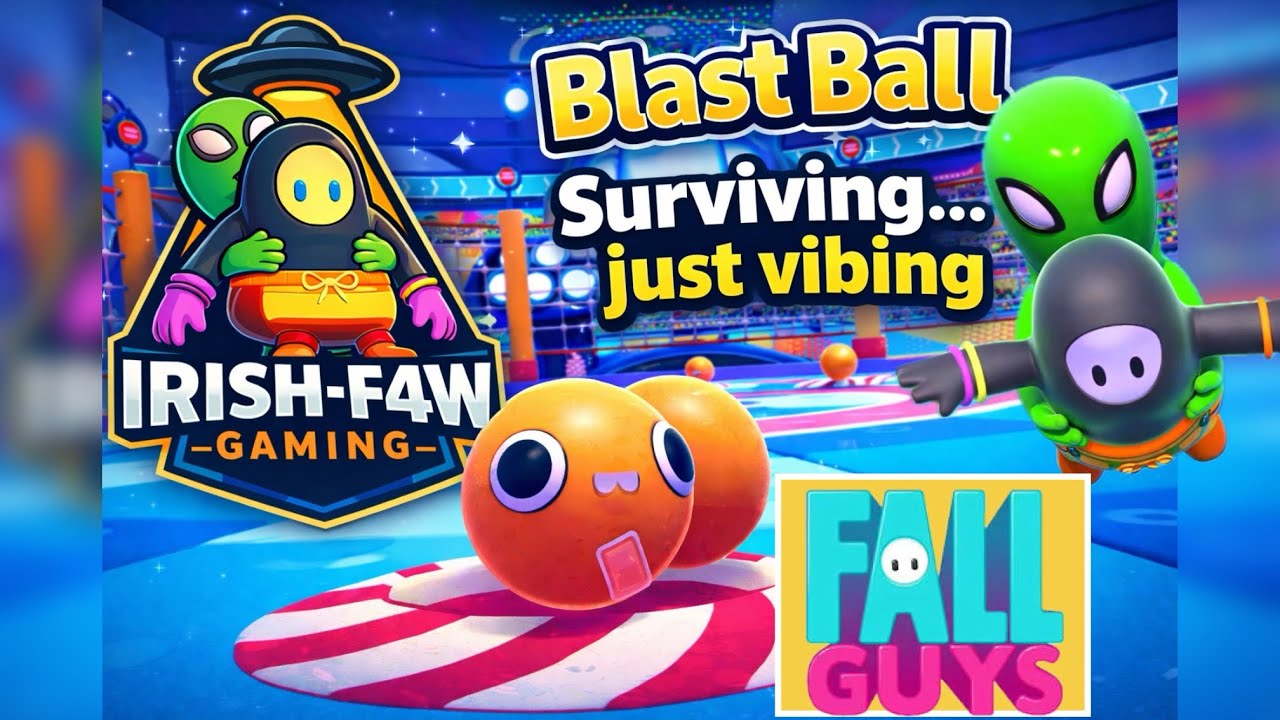 Surviving Blast Ball… Just Vibing | Fall Guys Customs #fallguys #fallguysgameplay #gaming #gameplay 