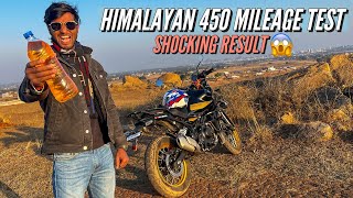 HIMALAYAN 450 MILEAGE TEST | SHOCKING RESULT