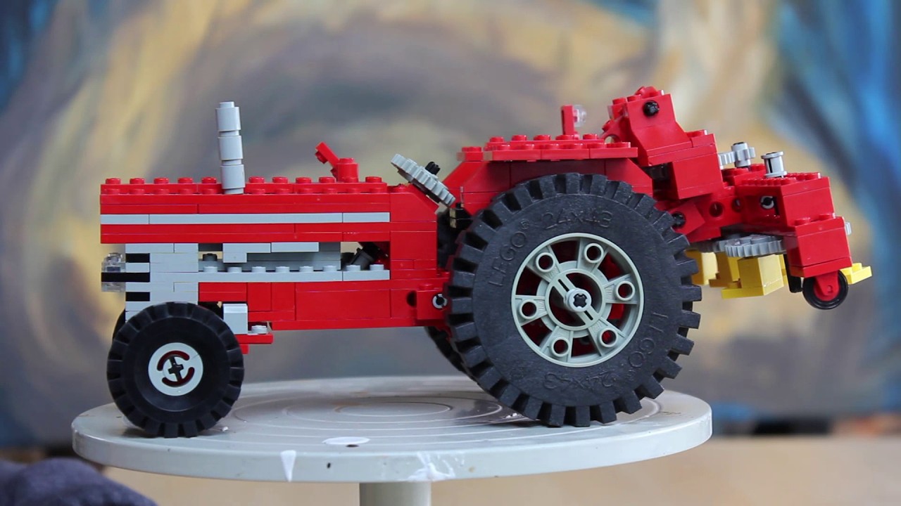 LEGO 851 Technic Tractor - Time Lapse Build