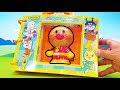 アンパンマンがキューブパズルの中にいるよ ❤ めくってパズルを作るアンパンマン
