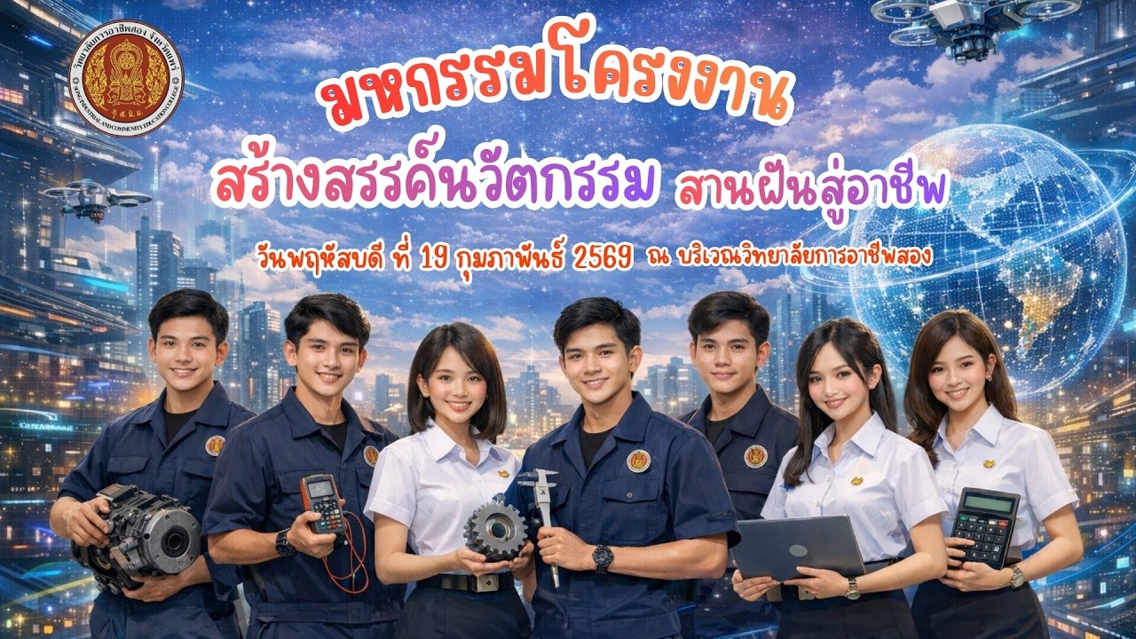 มหกรรมโครงงาน สร้างสรรค์นวัตกรรม สานฝันสู่อาชีพ