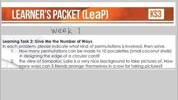 pinas g10. LeaP. learning task 2, week 1,  permutations