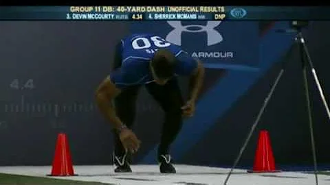 USC Taylor Mays 4.24 40 Yard Dash at NFL Combine
