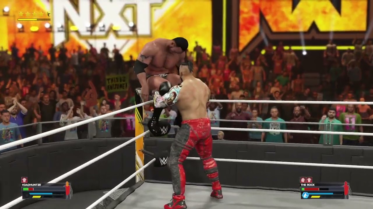 part 2 the rock whoops my ass lol new champ