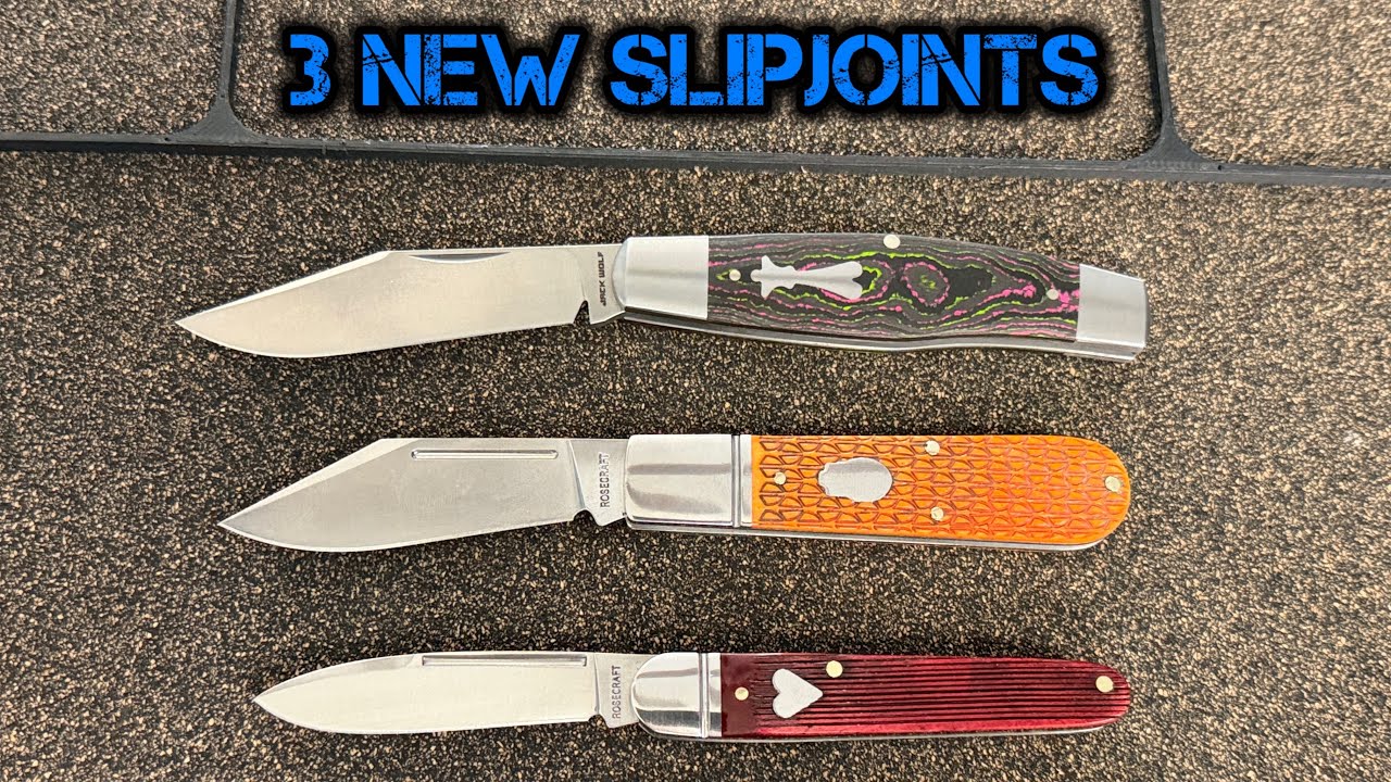 Get Your Traditional Fix! | 3 New Slipjoints | Jack Wolf