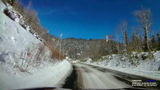 ドライブレコーダー KENWOOD DRV-320 晴天雪景色テスト (アイサイトver.3 装備車)