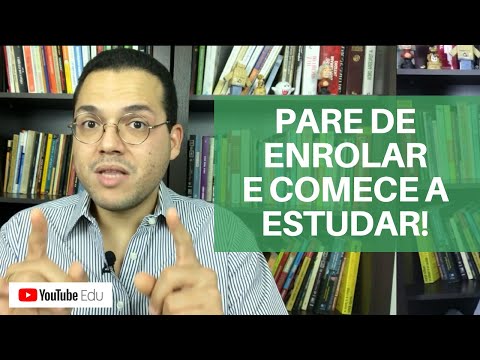 COMO PARAR DE PROCRASTINAR E COMEÇAR A ESTUDAR