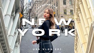 Vlog USA EP.1 NYC🗽🚕 🇺🇸 พาเที่ยวนิวยอร์กหน้าหนาวแบบ 7 วันเต็ม | NAMPUNYISA