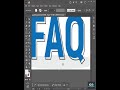 Website Banner Design in Illustrator | FAQ Section UI Design#adobeillustrator #cc #website