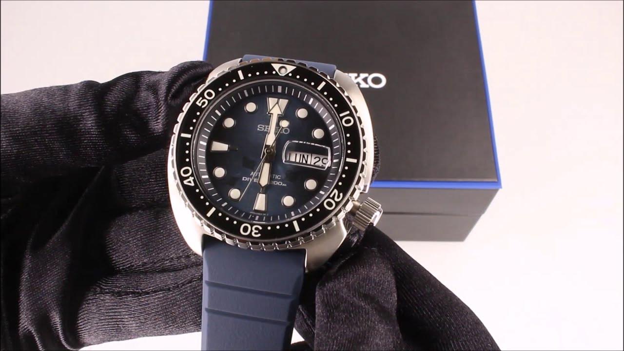 NEW Seiko Prospex Save The Ocean Manta Ray King Turtle Sapphire Diver's  Automatic Watch SRPF77K1 - YouTube