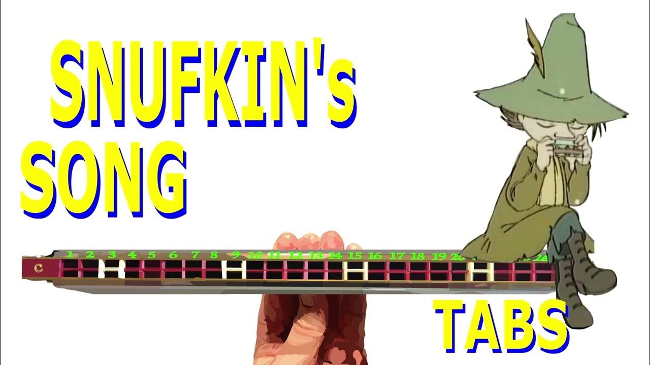 How to Play Snufkin's Song on a Tremolo Harmonica with 24 Holes YouTube